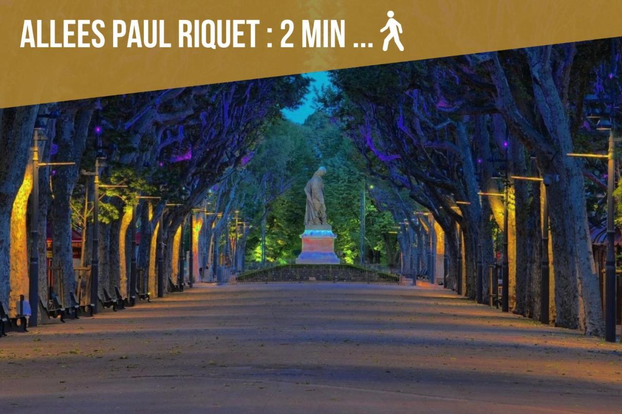 Centre Historique - Free Parking - Self Checkin - Wifi - La Cabane - SleepntripБезье Экстерьер фото